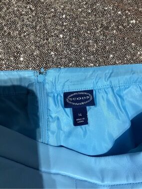 NWOT Scoop Light Blue Mini Skirt - Women's